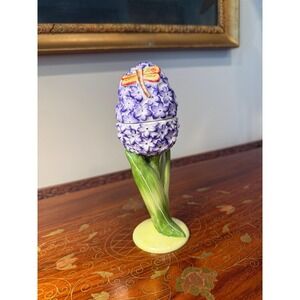 Vintage Villeroy & Boch Floral Fantasy Egg Cup with Lid